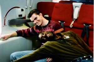 My friend CLiff and me at the Virgin training facility in Crawley.